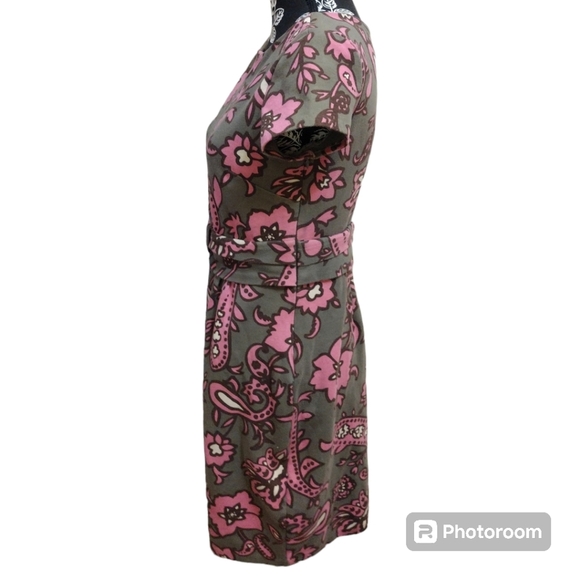 Boden Floral Knee Length Dress - Picture 6 of 8